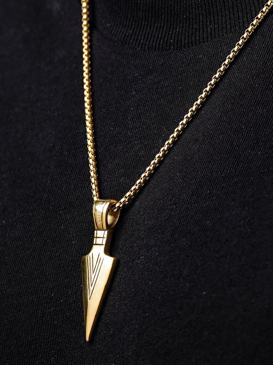 Niko 18K Gold Plated Men's Chain Pendant