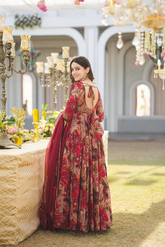 Salisha Premium Quality Maxi Anarkali Suit Set