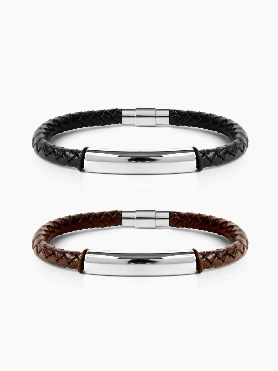 Dexter Men's Leather Bracelet