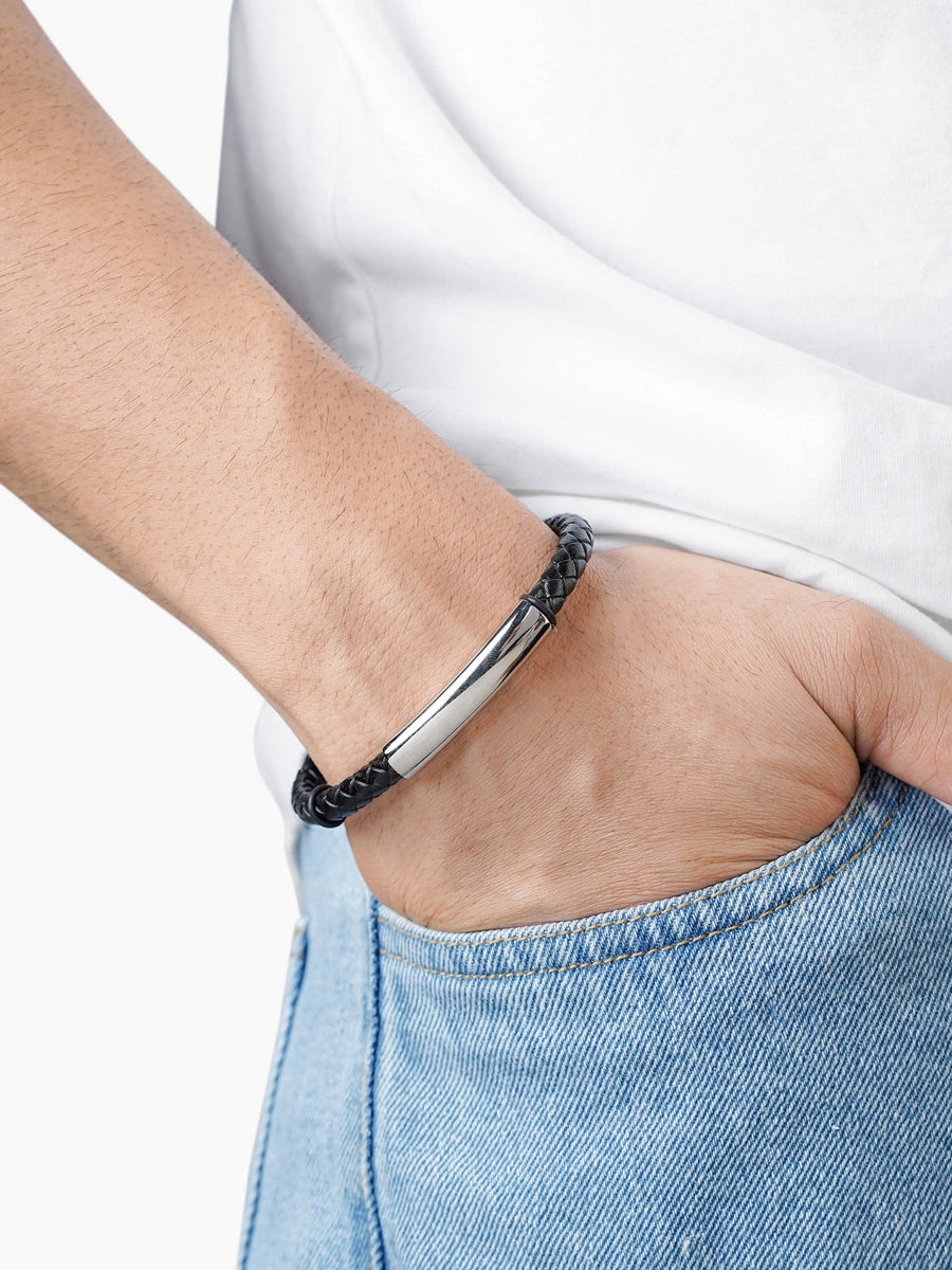 Dexter Men's Leather Bracelet