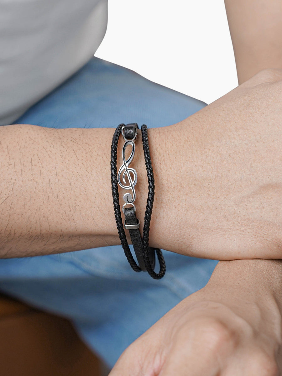 Gilbert Men's Leather Bracelet