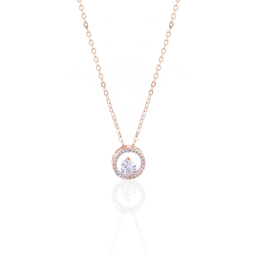 Gemma Rosegold Plated Necklace