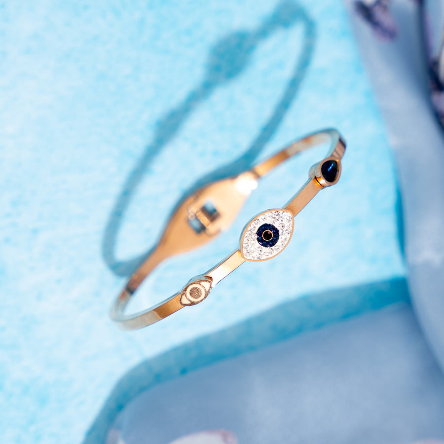 Bailee Evil Eye Rosegold Plated Bracelet